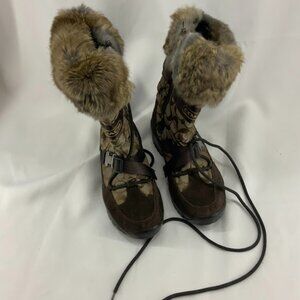 Coach Sahara Fur 7.5 Boots